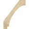 Ekena Millwork 4"W x 26"D x 34"H Imperial Rough Sawn Knee Brace, Douglas Fir BRC04X26X34IMP00RDF - alternate 3